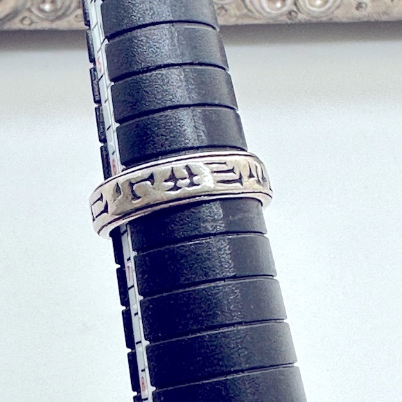 Vintage Silver Rune Ring - Picture 12 of 13